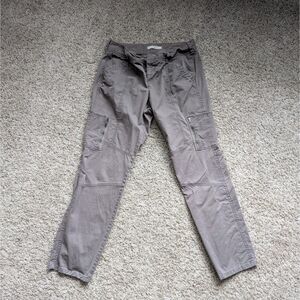 LOFT Brown Cargo Pants | Women’s 8 | Mid Rise | Straight Leg Trousers
